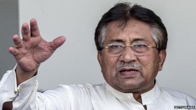 Former Pakistani President Pervez Musharraf