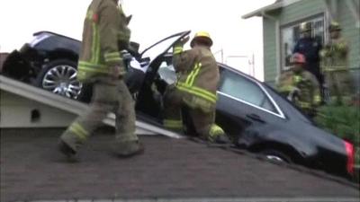 Car on roof