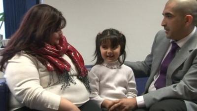 Rend Al-Taiar, five, saved her mum's life by dialling 999 when she had an asthma attack