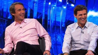 Alan Hansen and Kevin Kilbane