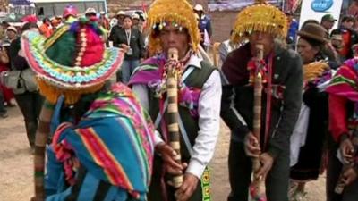 Bolivian farmers