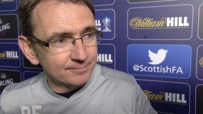 Hibernian manager Pat Fenlon