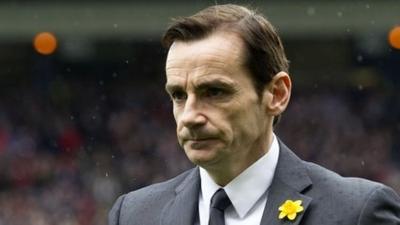 St Mirren manager Danny Lennon