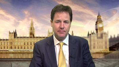 Deputy Prime Minister Nick Clegg