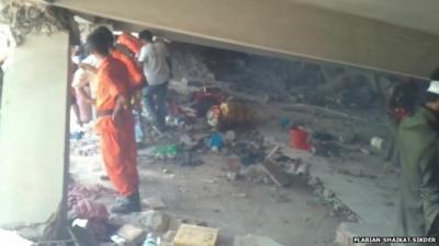 Scene inside building
