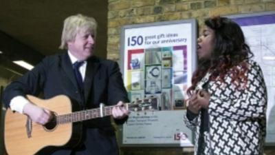 Boris Johnson and Misha B