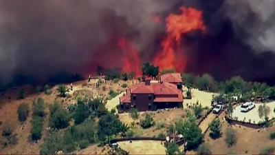 Fires in southern California