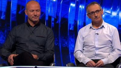 Alan Shearer and Pat Nevin