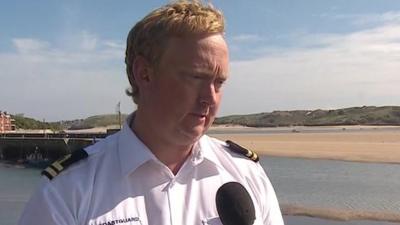 Matt Pavitt, North Cornwall Coastguard