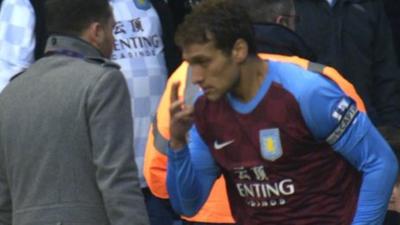 Aston Villa's Stiliyan Petrov