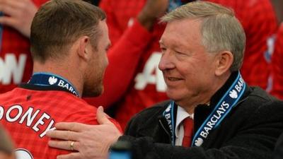 Wayne Rooney and Sir Alex Ferguson