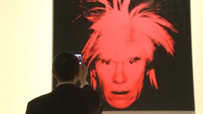 Andy Warhol self-portrait.