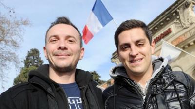 Vincent Autin and his partner Bruno could become the first same-sex couple to marry in France