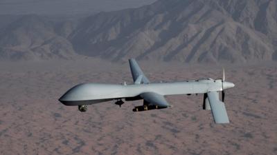 Archive photo of a Predator drone, December 2008