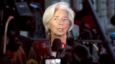 Head of the International Monetary Fund (IMF), France"s Christine Lagarde