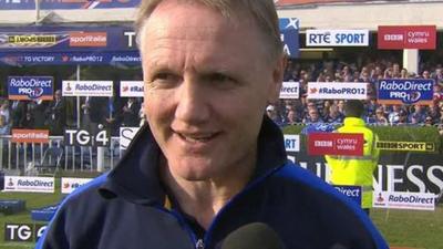 Joe Schmidt after Leinster's 24-18 victory