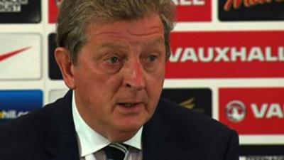 England manager Roy Hodgson