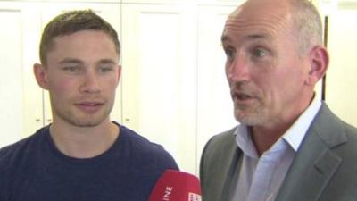 Carl Frampton and Barry McGuigan