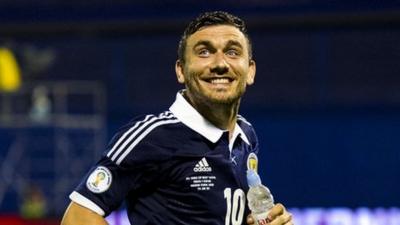 Scotland scorer Robert Snodgrass