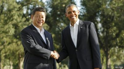 President Xi Jinping and President Obama