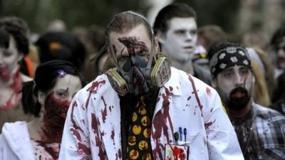 The Zombie walk in Stockholm