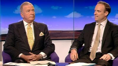 Lord West and Dominic Raab