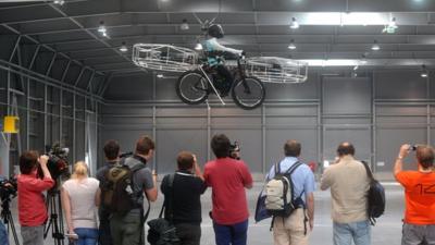 Flying bike