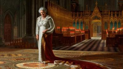 Painting of the Queen by Ralph Heimans