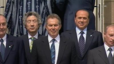 Tony Blair and word leaders