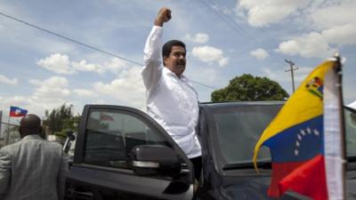 Venezuelan President Maduro in Haiti