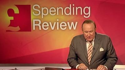 Andrew Neil in Spending Review studio