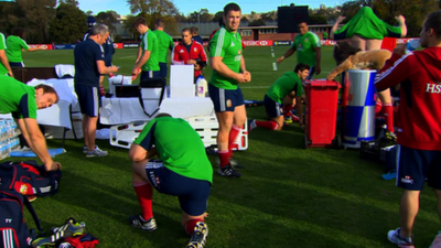 Lions training