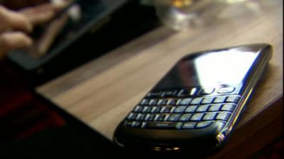 Blackberry mobile phone