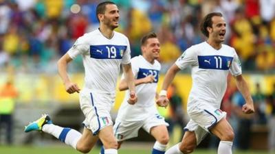 Italy celebrate