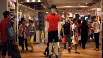 Hong Kong clothes shop