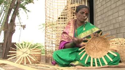 Woman in rural India