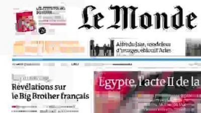 cover of Le Monde