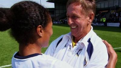 Rachel Yankey and Tony Chelsea