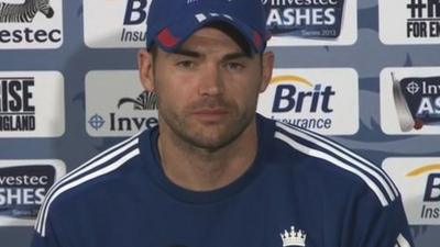 England's James Anderson