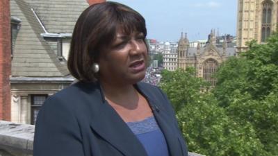 Shadow health minister Diane Abbott