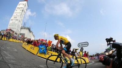 Britain's Chris Froome wins stage on Mont Ventoux