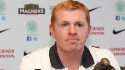 Glasgow Celtic manager Neil Lennon