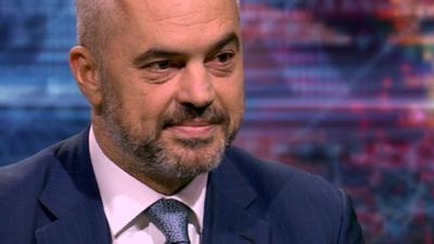 Prime Minister-designate of Albania, Edi Rama