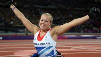 Double World and Paralympic champion Hannah Cockcroft