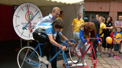 Sir Chris Hoy hosts a cycle challenge