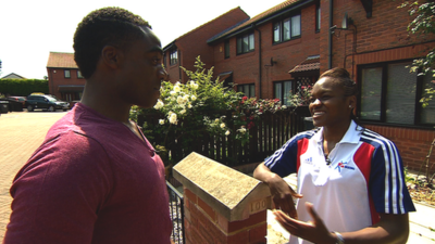 Nicola Adams and Ore Oduba