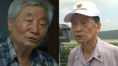 Two Korean War veterans