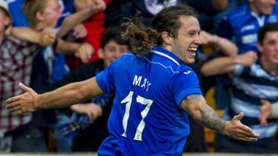 St Johnstone forward Stevie May