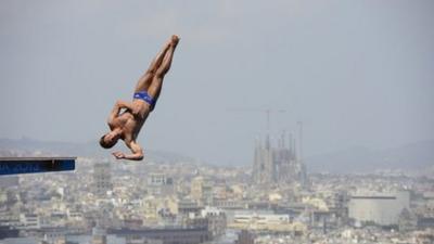 Tom Daley in action