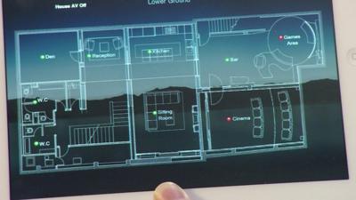 Interactive floorplan on a tablet